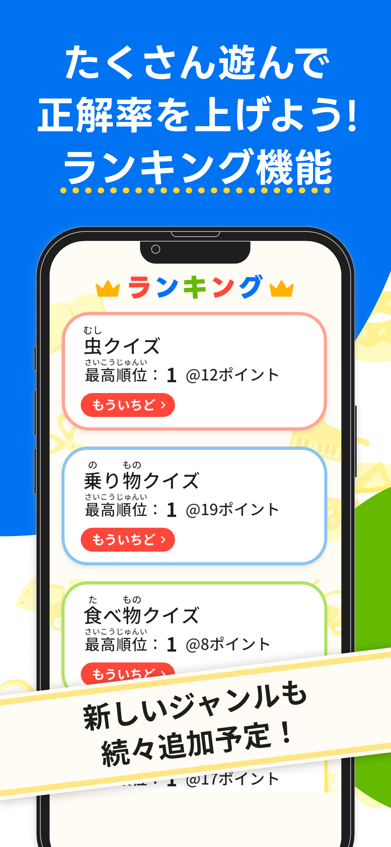昆虫・乗り物・食べ物・お金、雑学・常識クイズ！小学生クイズ王