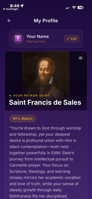 MySaint Screenshot 1 of 3