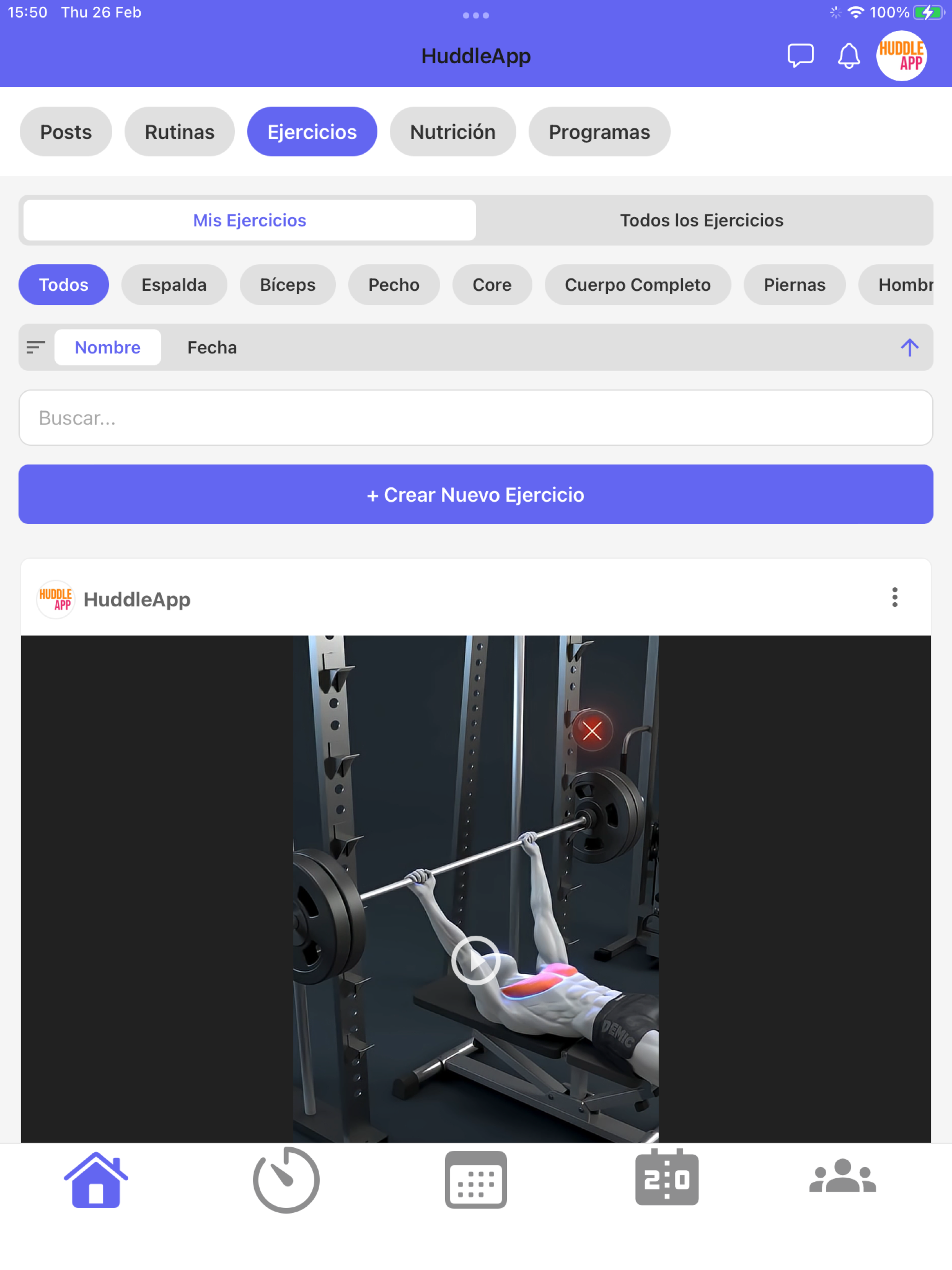 HuddleApp: Deporte y Nutrición screenshot 16