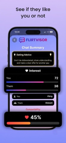 Flirtvisor: AI Flirt Coach iPhone screenshot 4