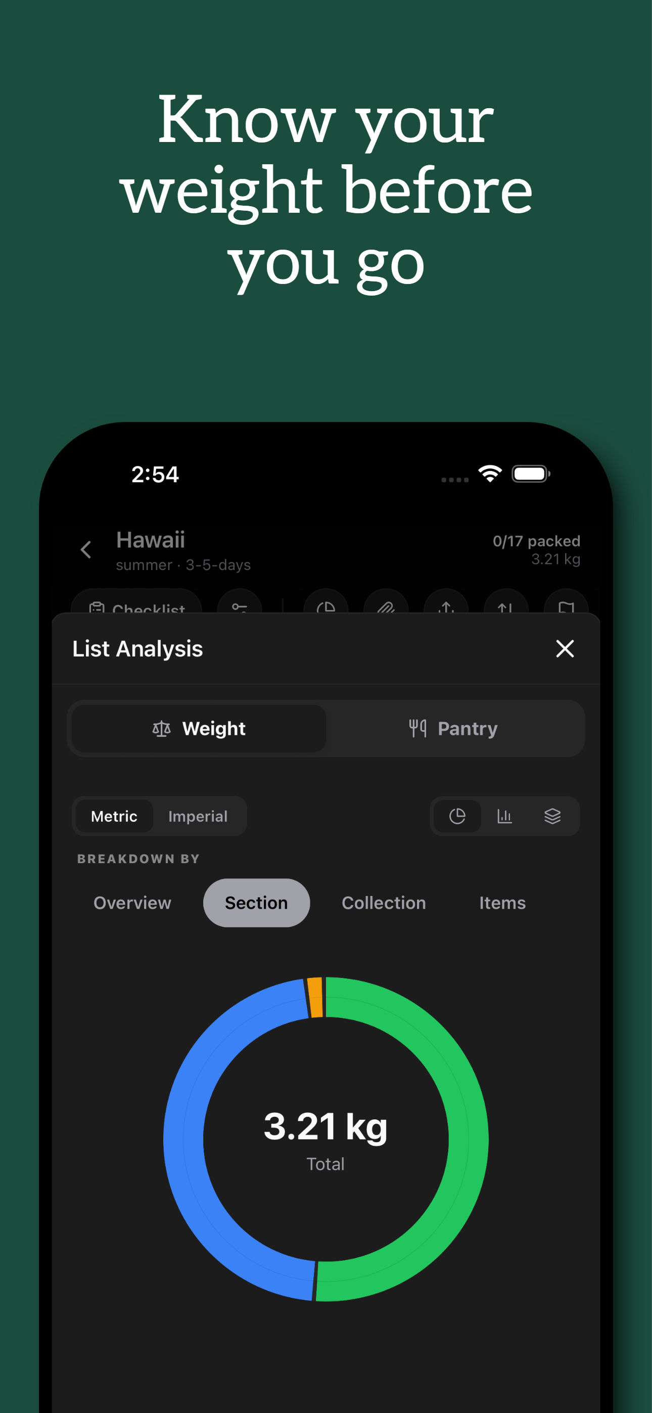Basepack: Packing Lists screenshot 3