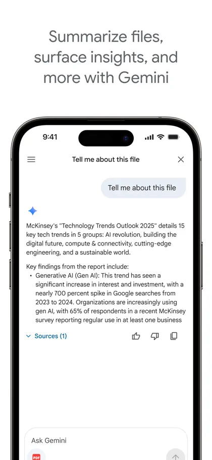 Captura de tela 5 de 5 de Google Drive