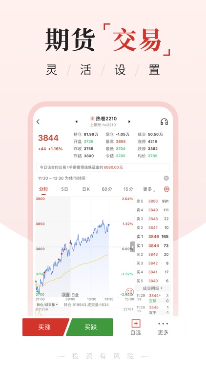 期货交易通-期货开户交易软件
