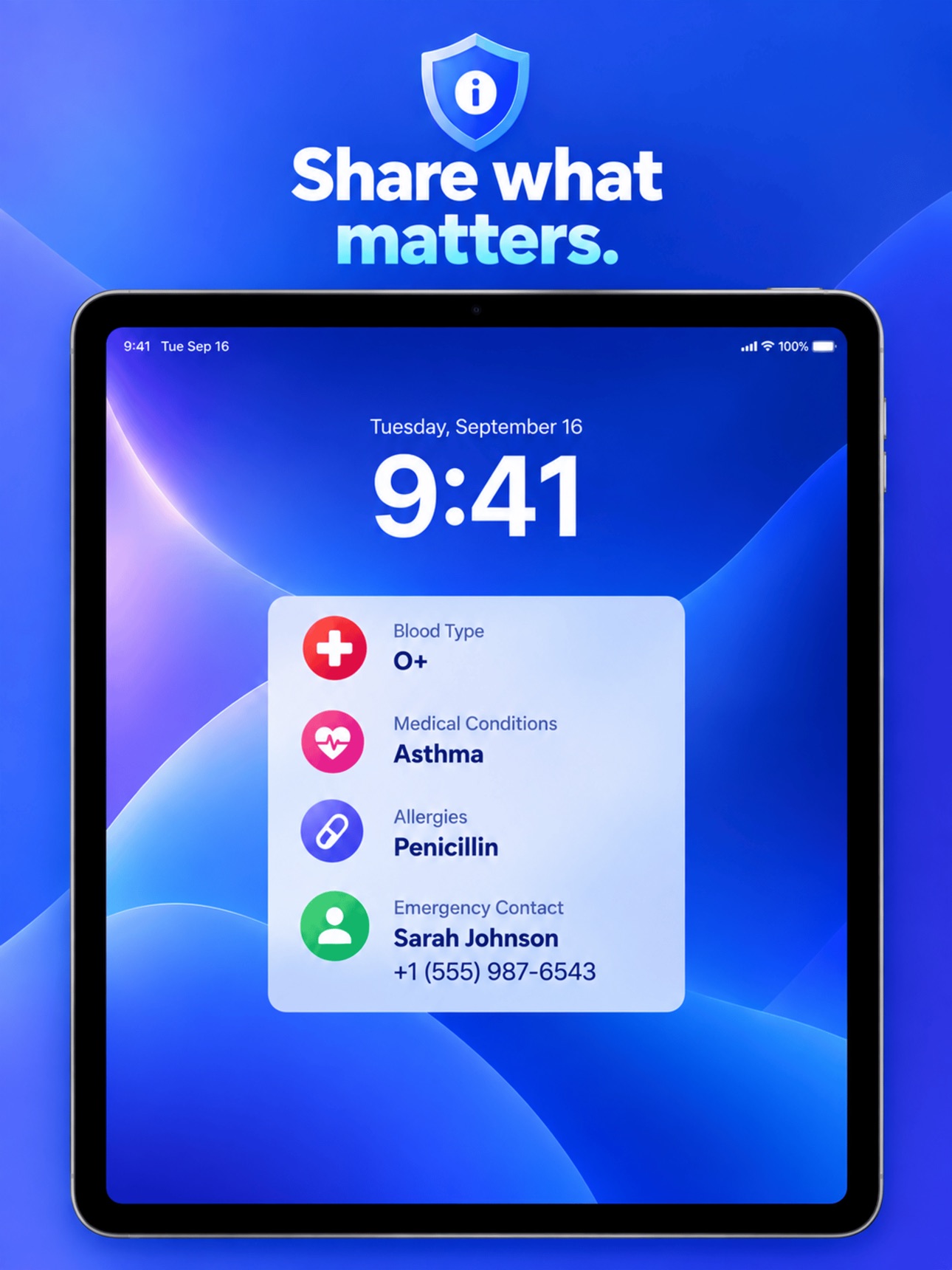 Screenshot 8 of SafeID: Lock Screen Info