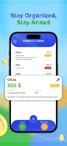 Debt Tracker - manage & reduceのおすすめ画像2