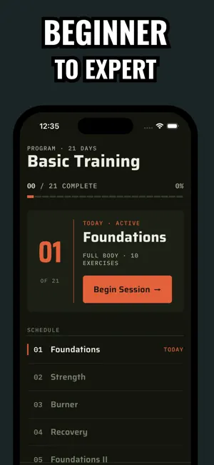 Military Calisthenics Program screenshot 4