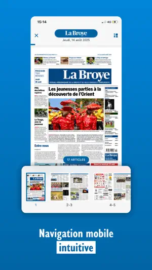 La Broye journal screenshot 3