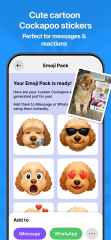 Cockapoo Emoji AI Studio screenshot