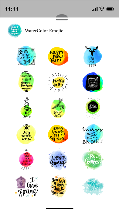 Water Color Emoji Screenshot