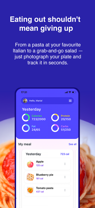 Rice - AI Calorie Tracker Screenshot 2 of 3