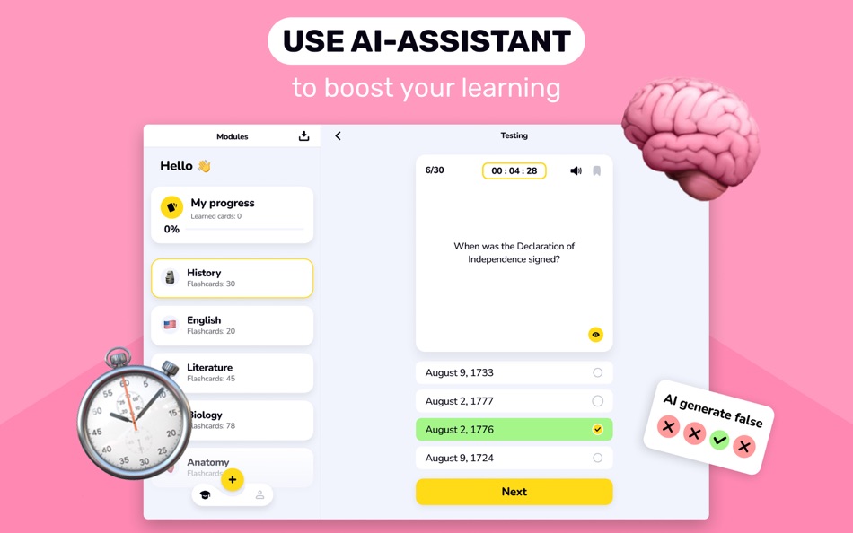 #3. Flashcards Pro - Study Deck (macOS) 由: Appsprings, TOO