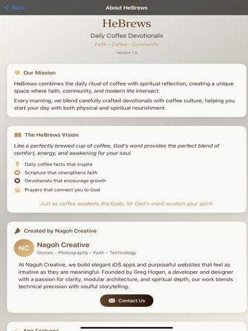 HeBrews App iPad screenshot