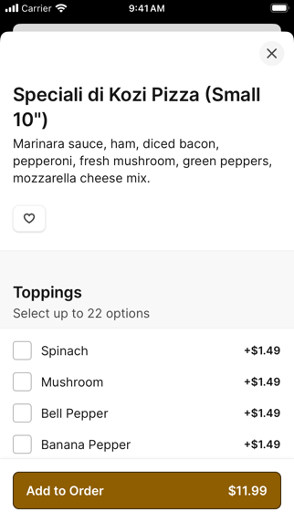 App screenshot