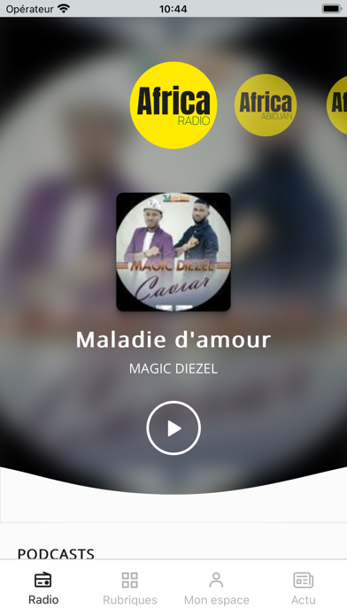 Africa Radio Screenshot