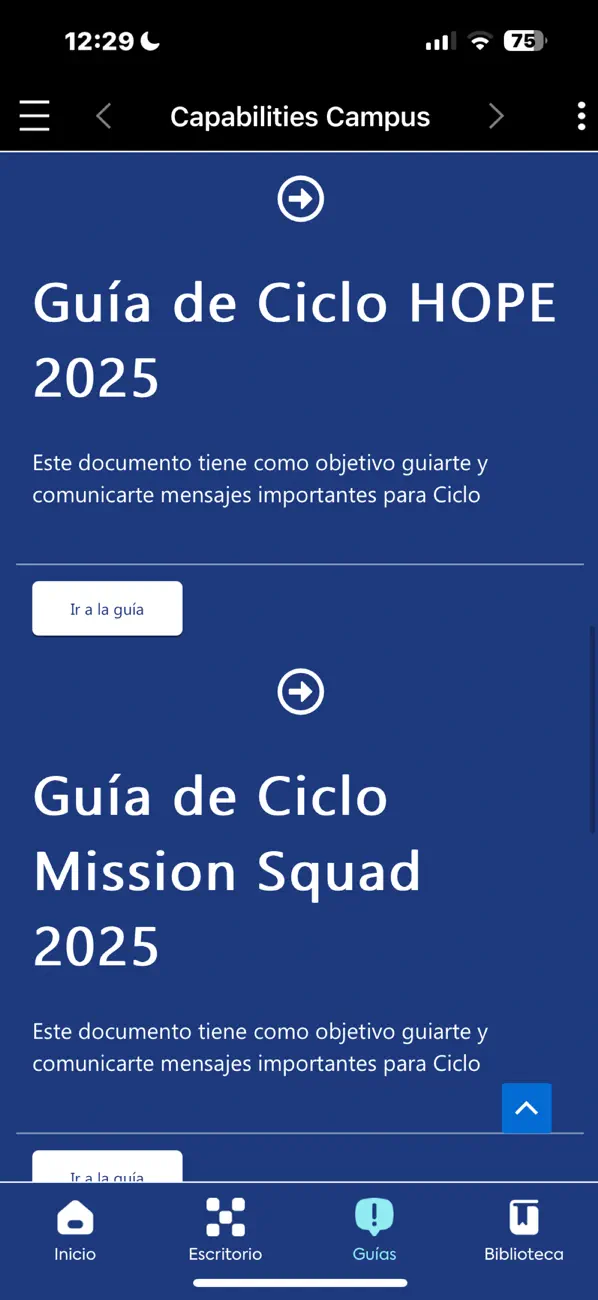 Screenshot #3 pour Capabilities Campus Virtual