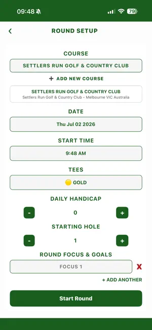 Eagle Eye Golf Journal screenshot 1