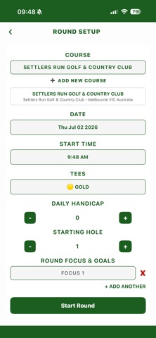 Eagle Eye Golf Journal screenshot