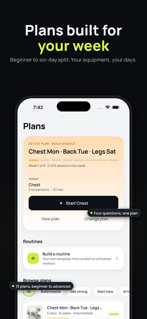 Heavyday: Gym Workout Planner screenshot 2