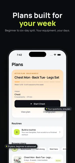 Heavyday: Gym Workout Planner screenshot 2