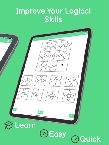 IQ Test: Advanced Matrices iPad screenshot