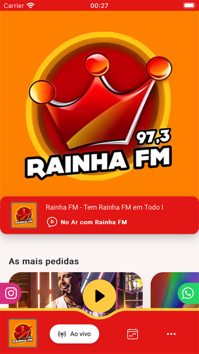 Rainha FM Screenshot 2 - AppWisp.com Rainha FM Screenshot 2 - AppWisp.com