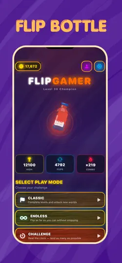 Captura de pantalla de FlipGamer - Tap To Jump! en iPhone 2