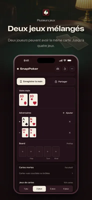 SnapPoker: Cotes de Poker screenshot 4 of 5