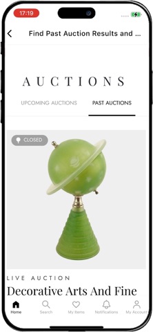 Crafted Auctions App iPhone screenshot