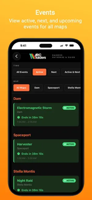 ARC Intel: A Raiders Database screenshot 4