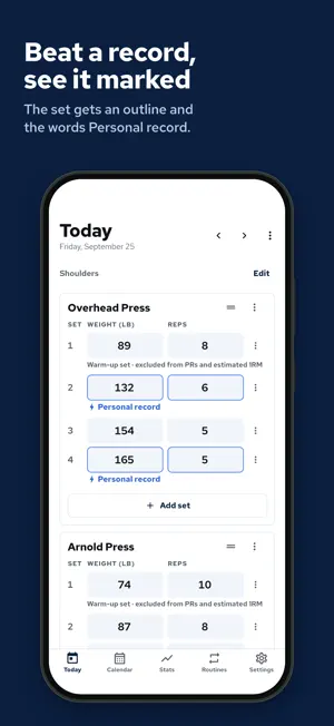 RepMark: Gym Workout Log screenshot 3