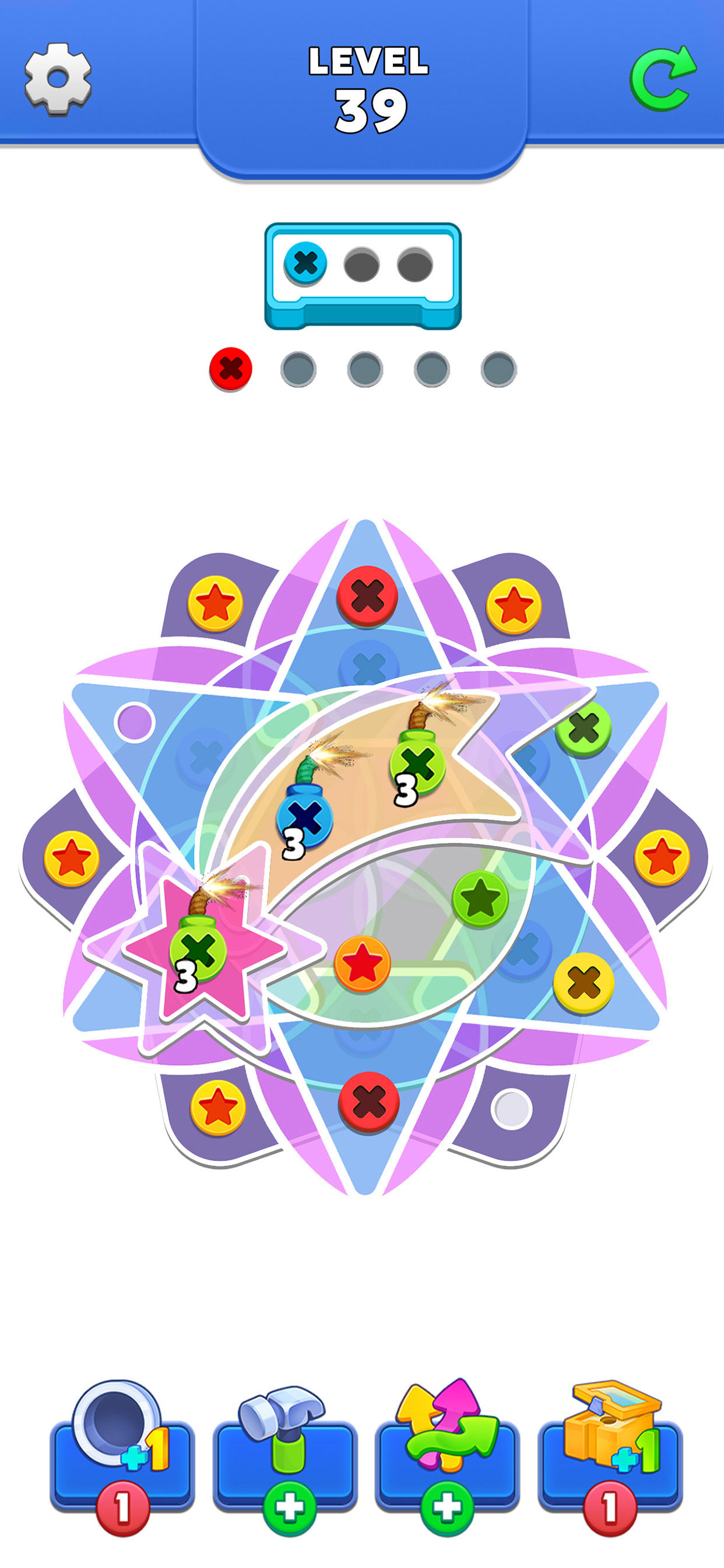 Unscrew Puzzle: Pin Jam