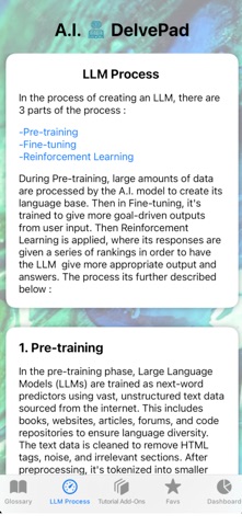 A.I. DelvePad screenshot