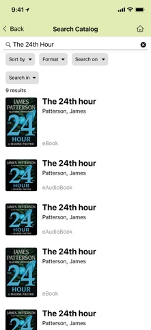 Milford Public Library MI iPhone screenshot