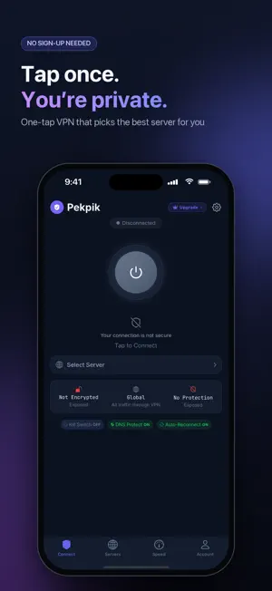 Pekpik VPN: Fast Secure Proxy screenshot 1