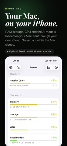 Runlow: AI Usage Meter Screenshot 6 of 9