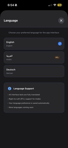 App screenshot