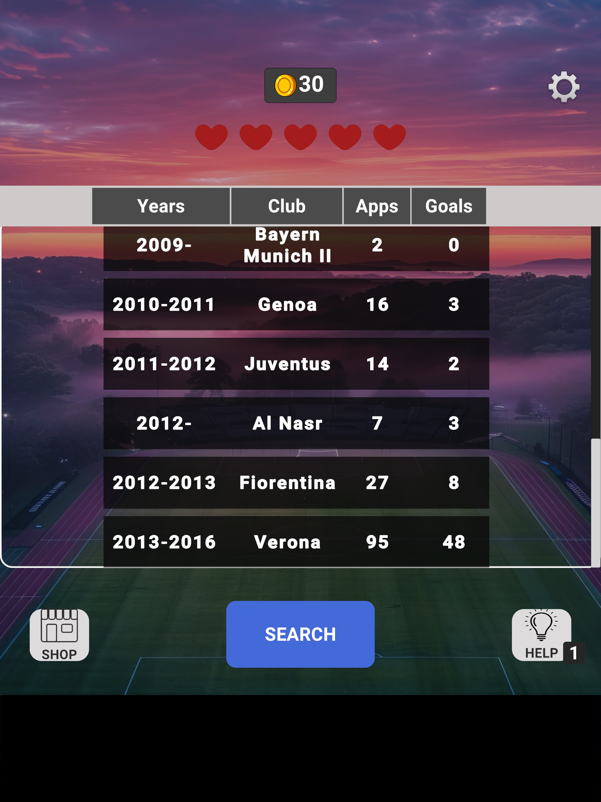 Total Football Quiz