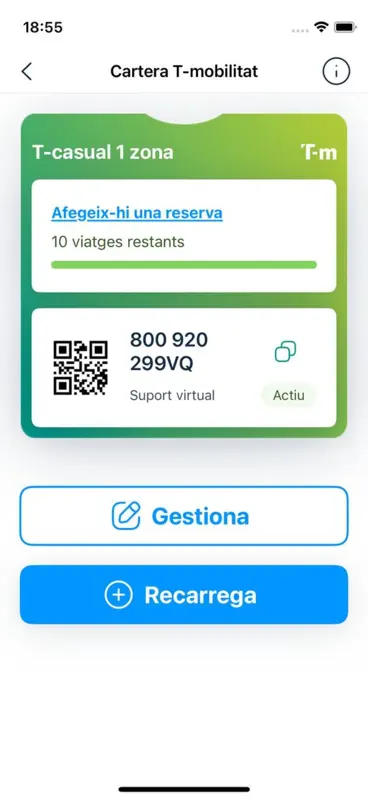 Cartera T-mobilitat screenshot 2 of 3