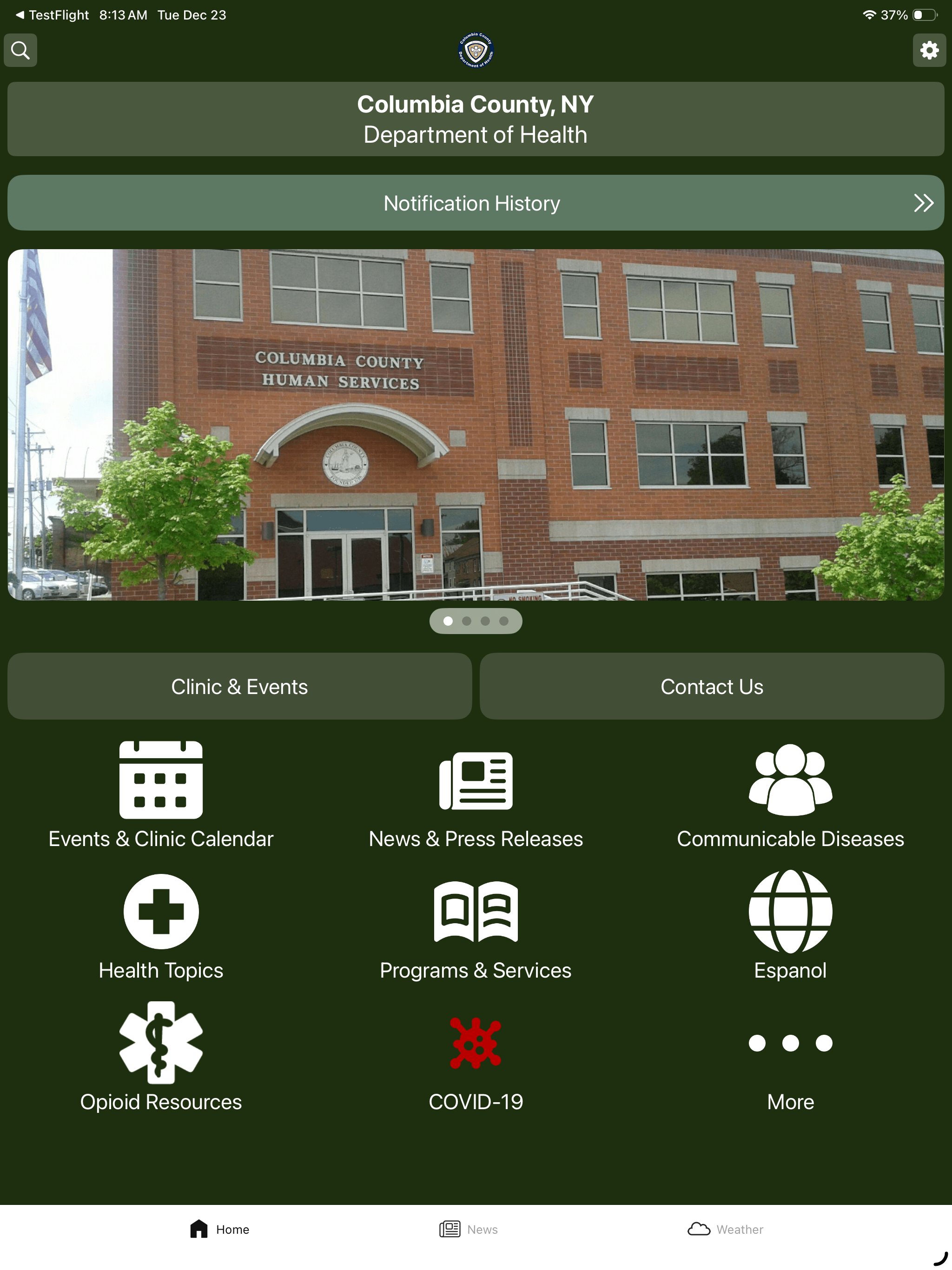 Columbia County NY Health screenshot 4