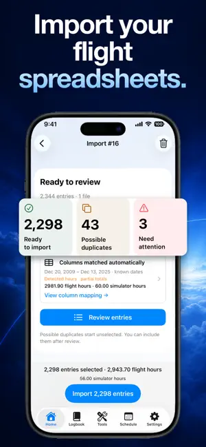 TopLog - Pilot Logbook AI screenshot 4