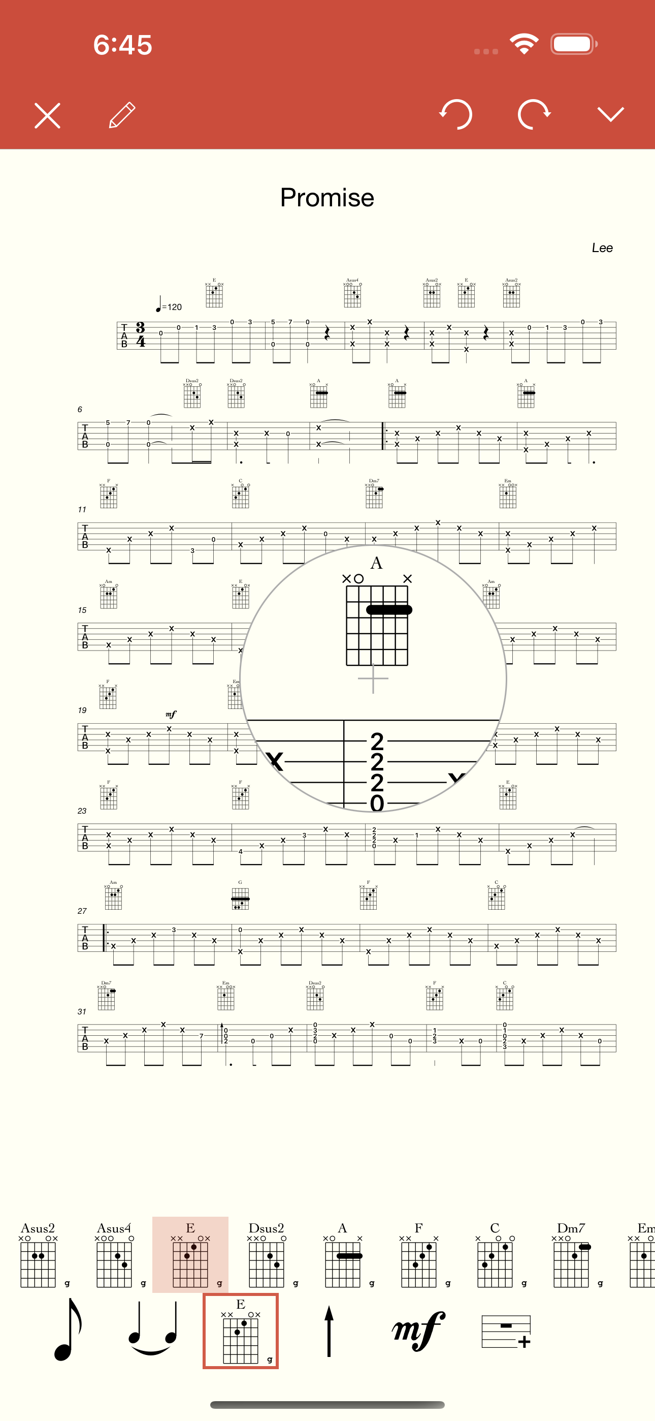 Guitar Notation - Tabs&Chords