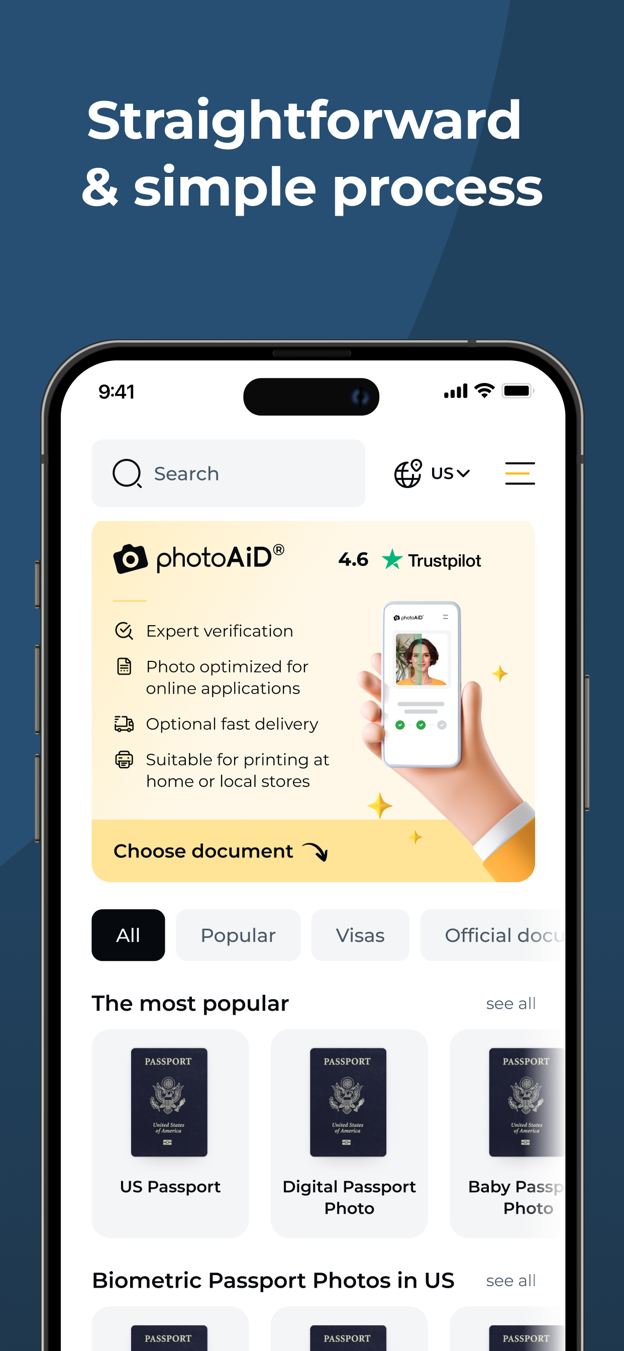 Passport Photo - PhotoAiD
