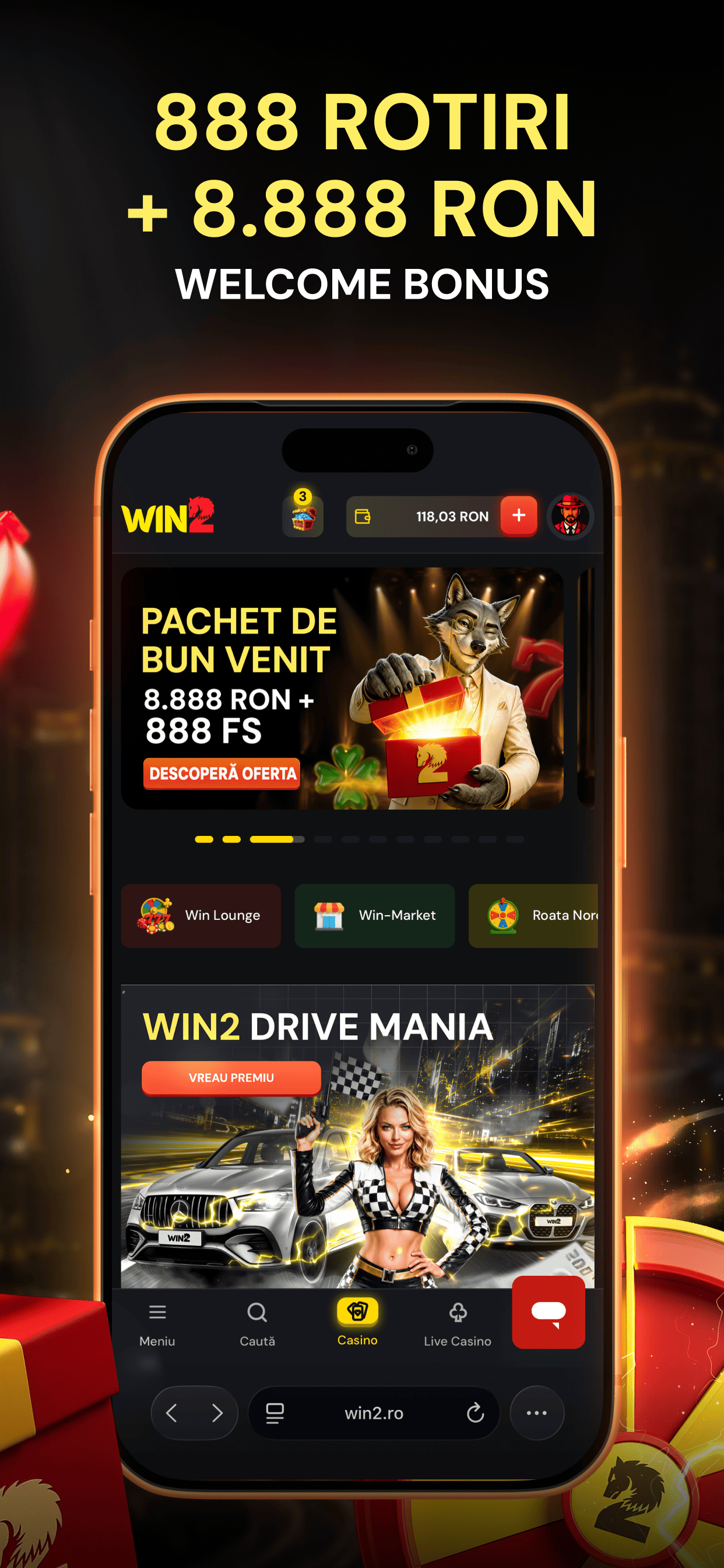 Win2 Casino Online screenshot 3