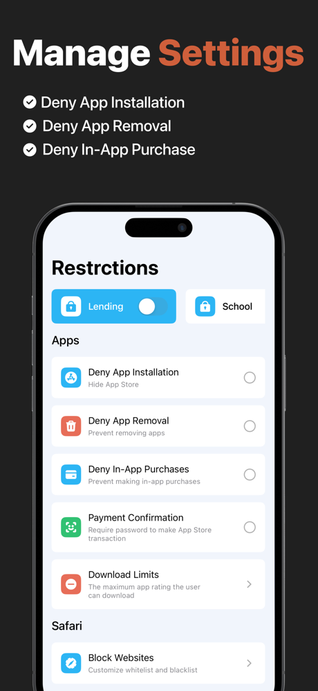 iSetting-Lock App & Hide App screenshot 3