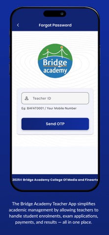 Bridge Academy - Teacher Screenshot 1 of 5