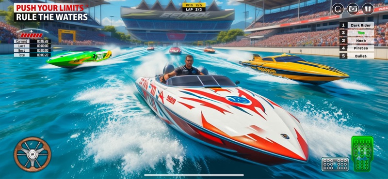 juego de carreras de barcos 3d screenshot 2