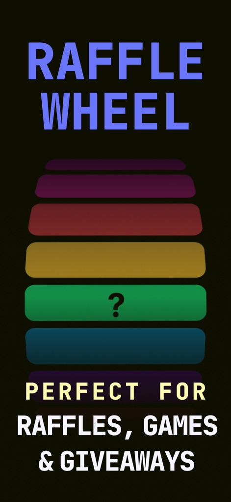 Raffle Wheel: Name Picker - Utilities App | MWM