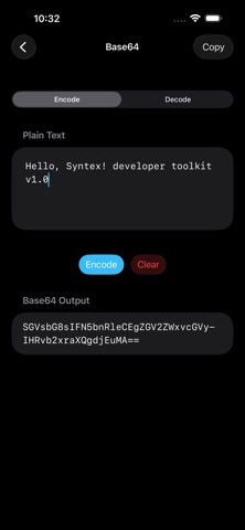 Syntex - Developer Toolkit iPhone screenshot 4