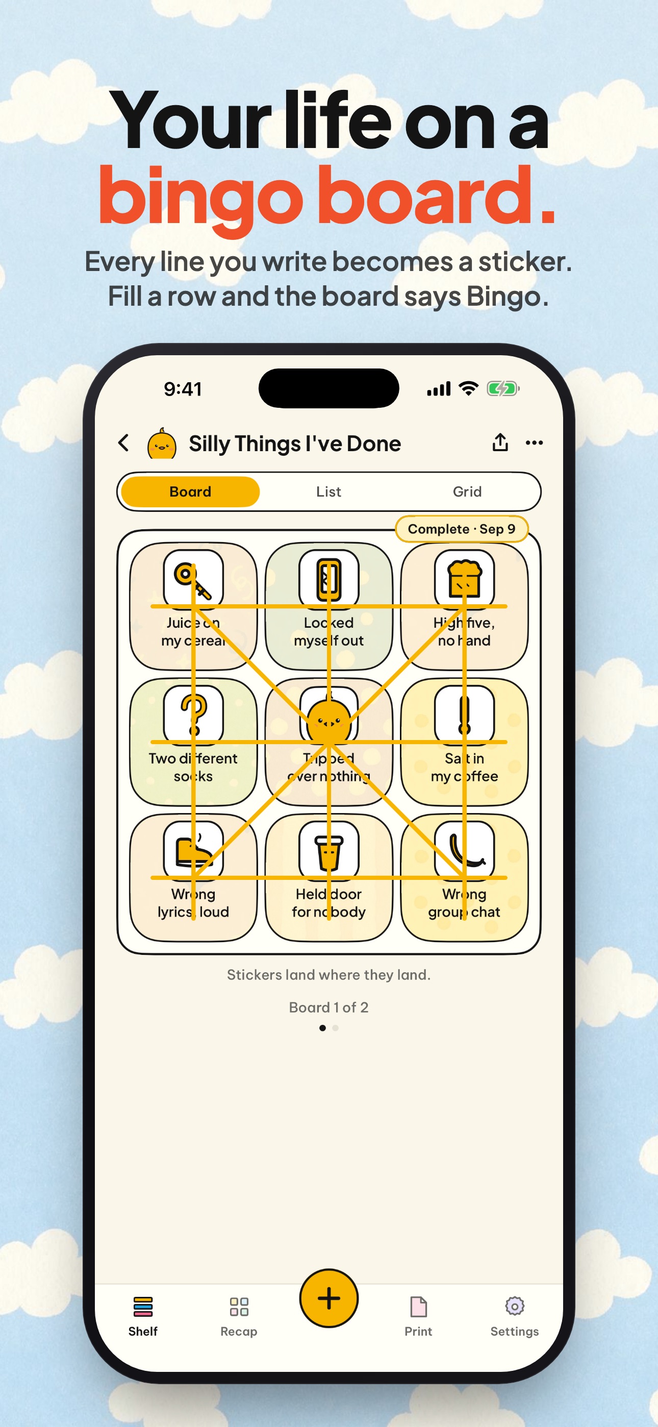 Screenshot 3 of Silly Diary - Bingo Journal