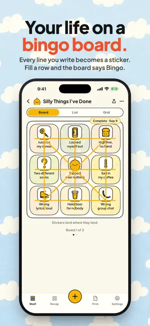 Silly Diary - Bingo Journal screenshot 3